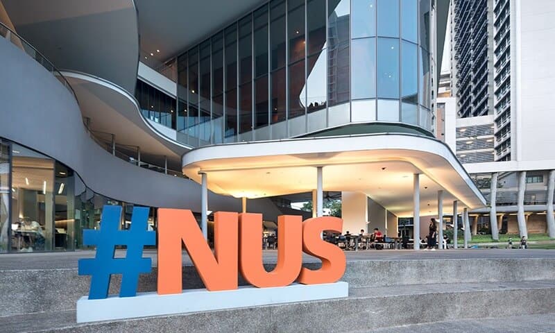 National University of Singapore campus view