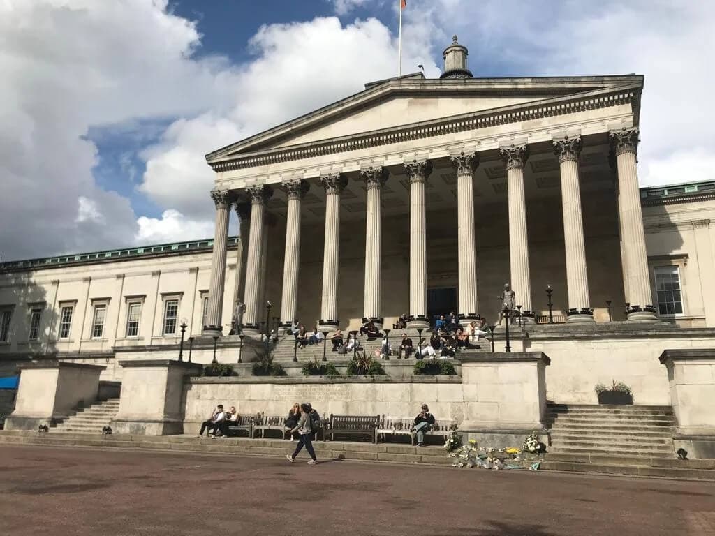 University College London campus view
