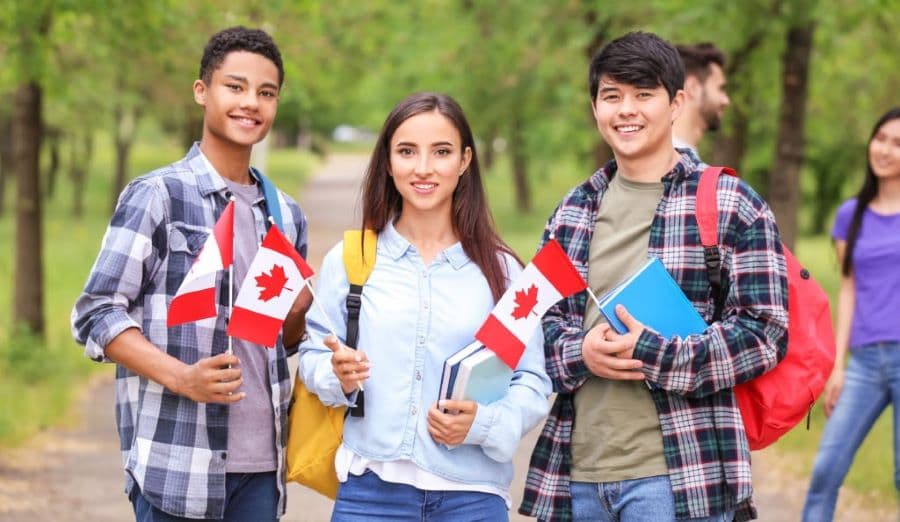 Why do students favor Canada to study abroad?