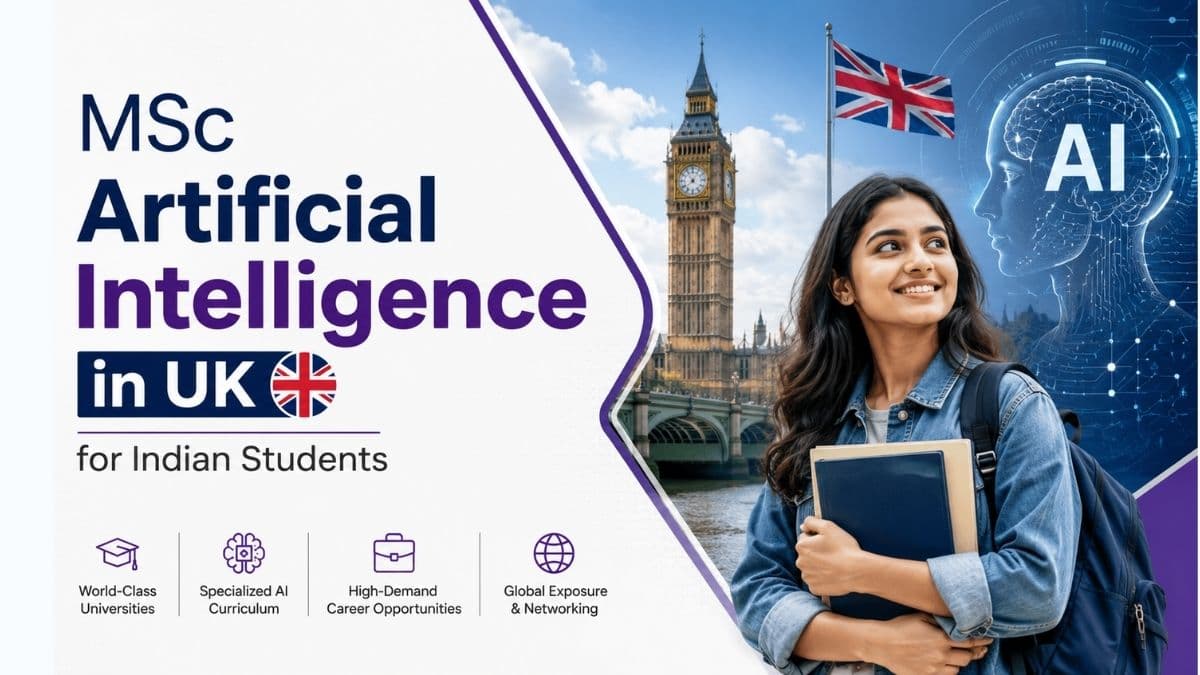 MSc Artificial Intelligence in UK For Indian Students 2026