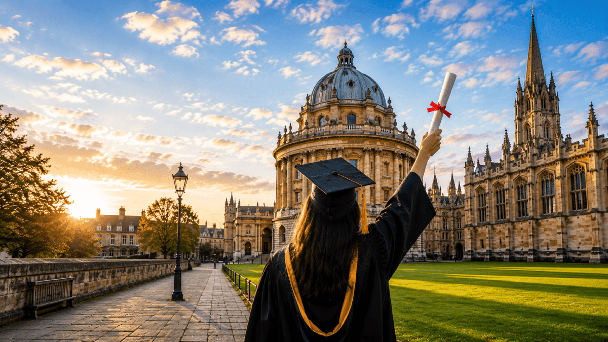 Student preparing to study abroad