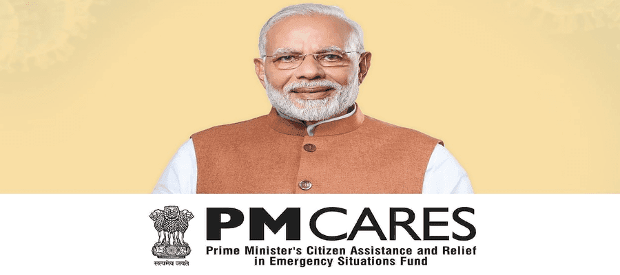 Donations to PM-CARES fund against Corona Virus