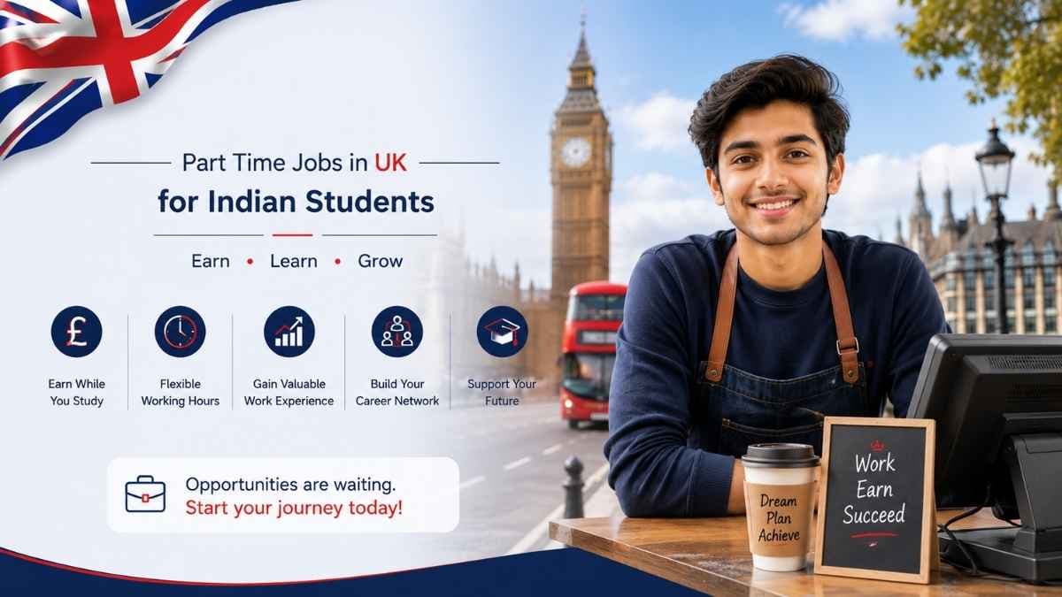 Part Time Jobs in UK for Indian Students 2026