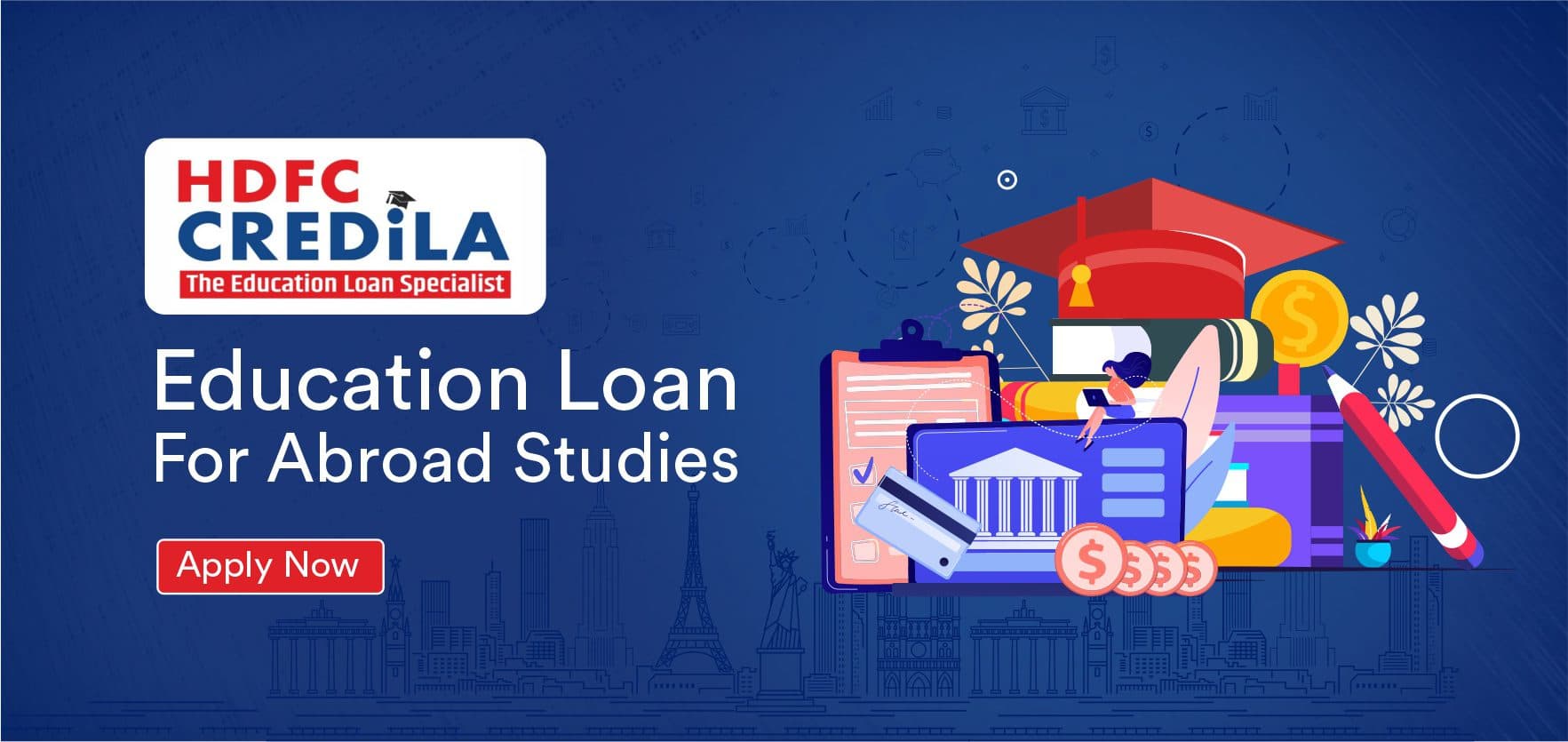 HDFC Credila – Education Loan to Study Abroad