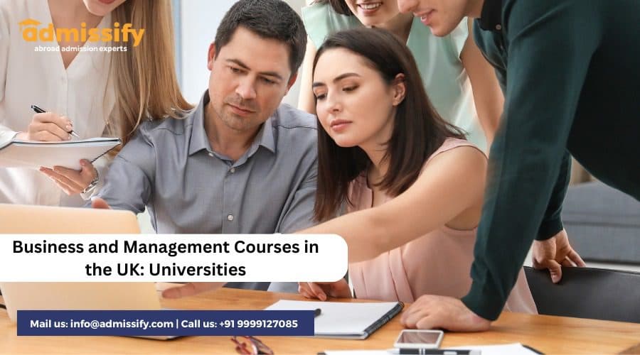 Business and Management Courses in the UK 2026: Universities, Eligibility & Admission