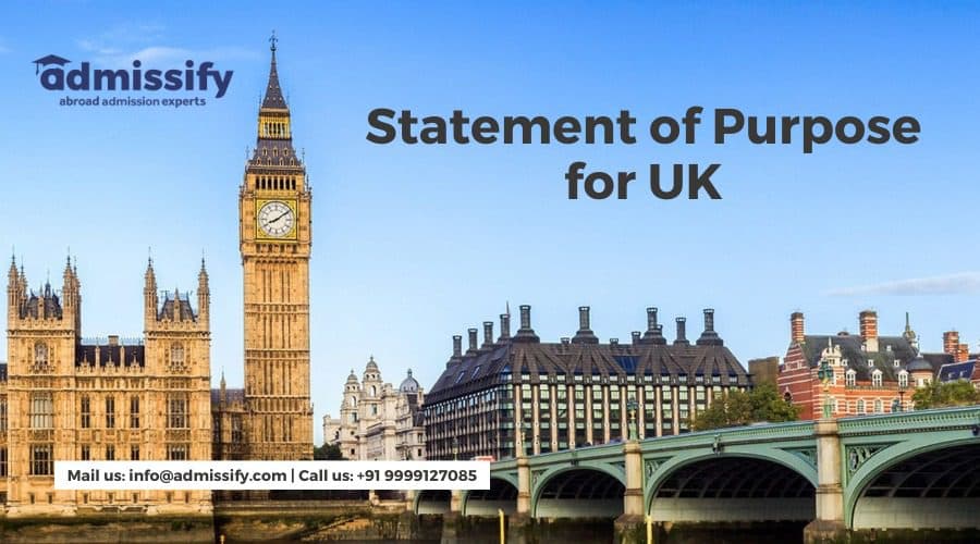 Statement of Purpose for UK with Sample