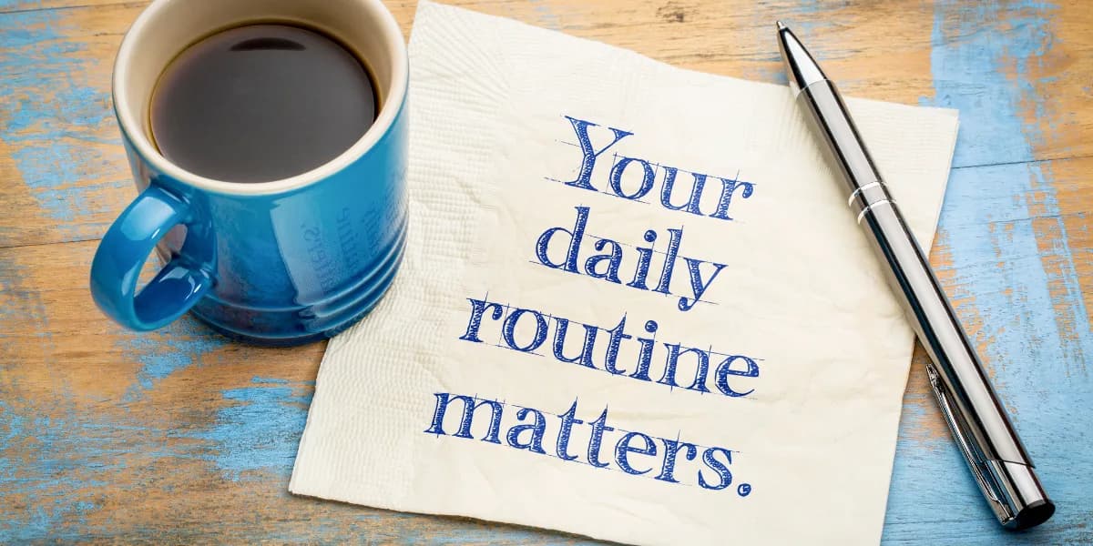 Describe a daily routine that you enjoy