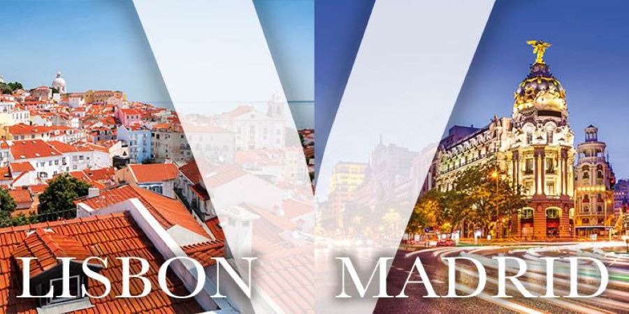 Madrid and Lisbon