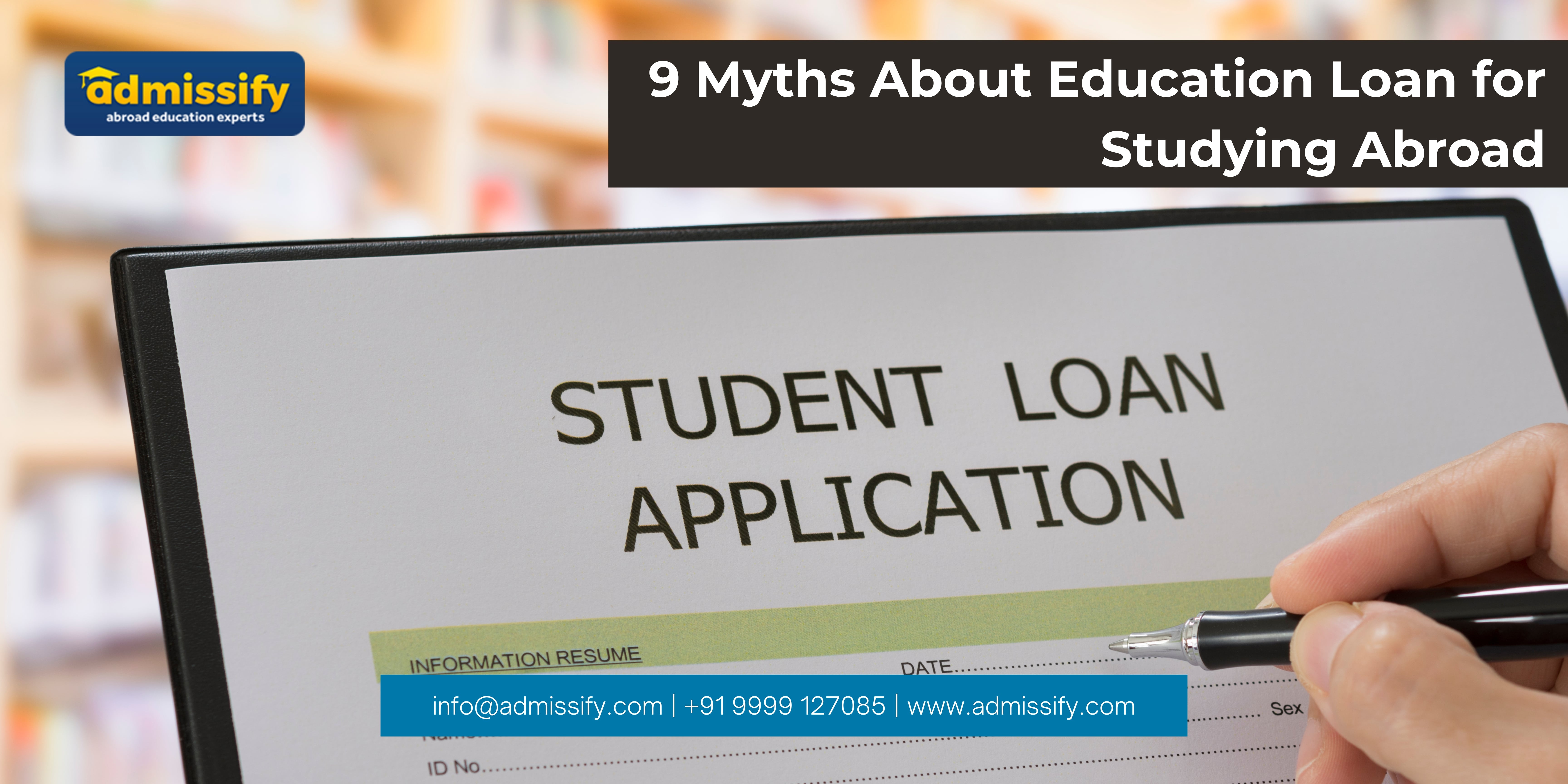 Education loan for studying abroad