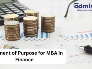 Statement of Purpose for MBAMS in Finance