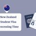New Zealand Student Visa Processing Time