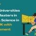 Top Universities for Masters in Data Science in the UK with Placement