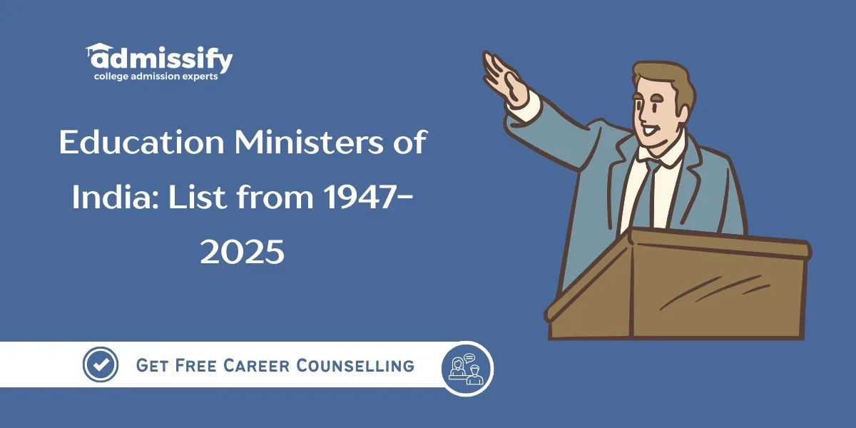 Education Ministers of India: List from 1947-2026