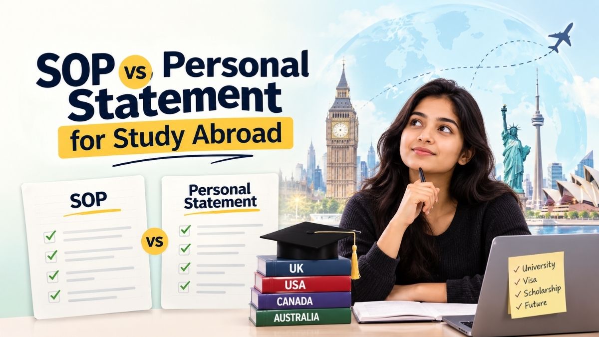 SOP vs Personal Statement for Study Abroad